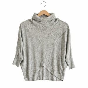 Nally & Millie Gray Criss-Cross Sweater